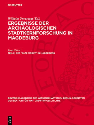 cover image of Der „Alte Markt" in Magdeburg